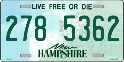 NH license plate 2785362