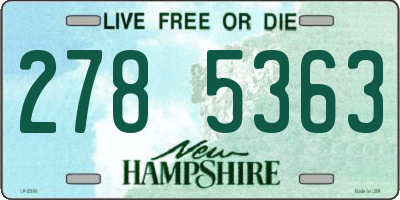 NH license plate 2785363