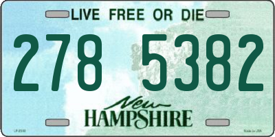 NH license plate 2785382