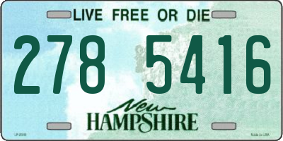 NH license plate 2785416