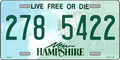 NH license plate 2785422