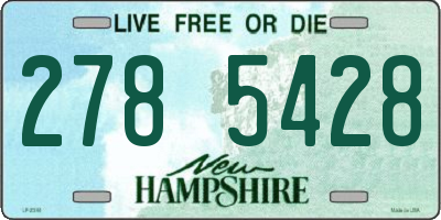NH license plate 2785428