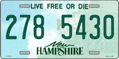 NH license plate 2785430