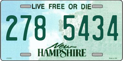 NH license plate 2785434