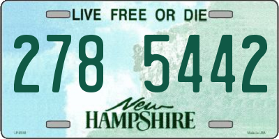 NH license plate 2785442
