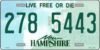 NH license plate 2785443