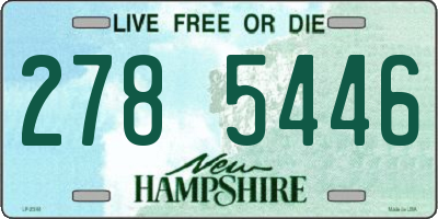 NH license plate 2785446