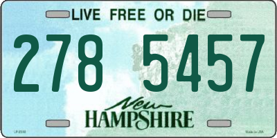 NH license plate 2785457