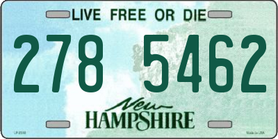 NH license plate 2785462