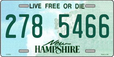 NH license plate 2785466