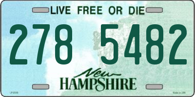 NH license plate 2785482