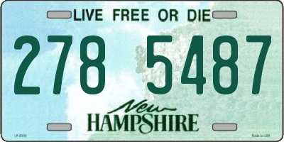 NH license plate 2785487