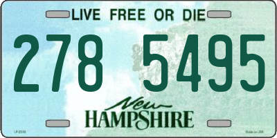 NH license plate 2785495