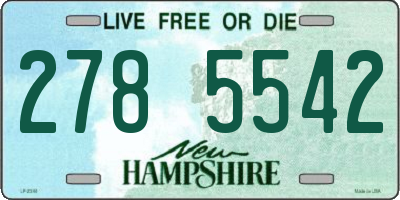 NH license plate 2785542