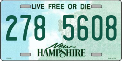 NH license plate 2785608