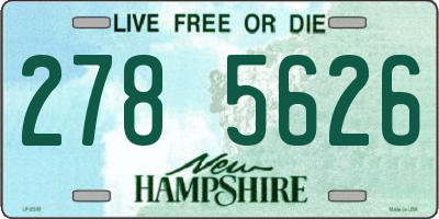 NH license plate 2785626