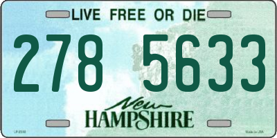 NH license plate 2785633