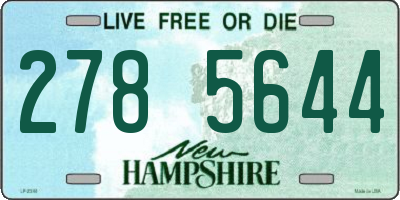 NH license plate 2785644