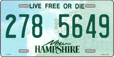 NH license plate 2785649