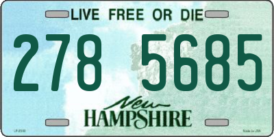 NH license plate 2785685