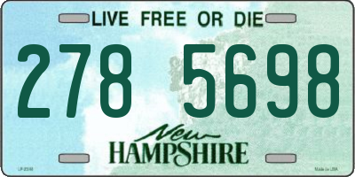 NH license plate 2785698