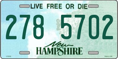 NH license plate 2785702