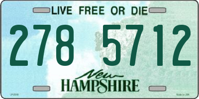 NH license plate 2785712