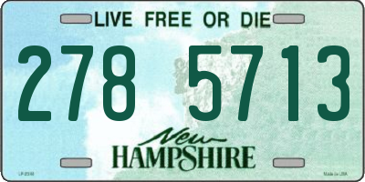 NH license plate 2785713