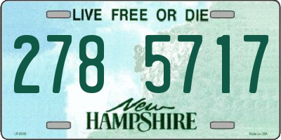 NH license plate 2785717