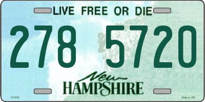 NH license plate 2785720