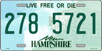 NH license plate 2785721