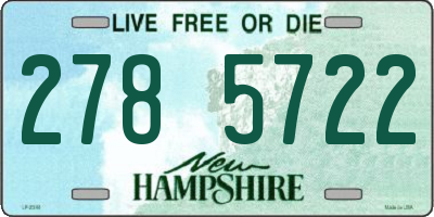 NH license plate 2785722