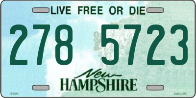 NH license plate 2785723