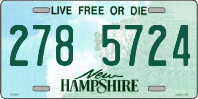 NH license plate 2785724