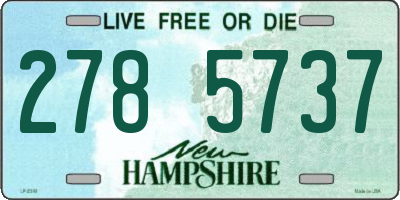 NH license plate 2785737