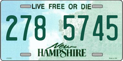 NH license plate 2785745