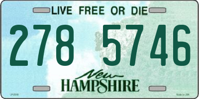 NH license plate 2785746