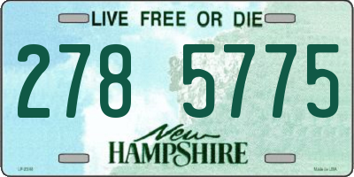 NH license plate 2785775