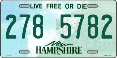 NH license plate 2785782