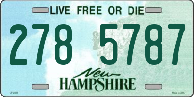 NH license plate 2785787