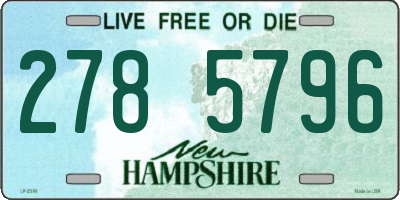 NH license plate 2785796