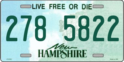 NH license plate 2785822