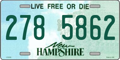 NH license plate 2785862