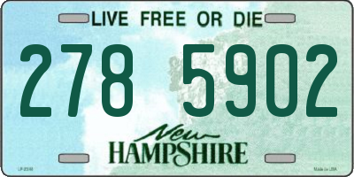 NH license plate 2785902