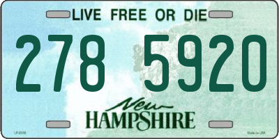 NH license plate 2785920