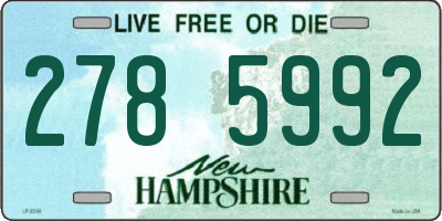 NH license plate 2785992