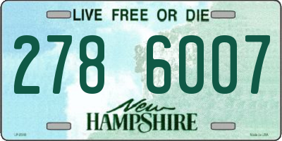 NH license plate 2786007
