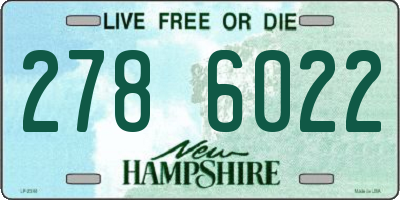 NH license plate 2786022