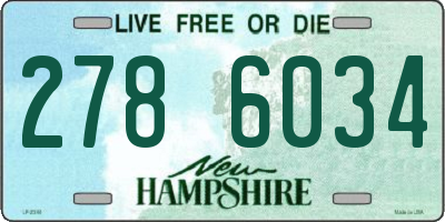 NH license plate 2786034
