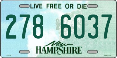NH license plate 2786037